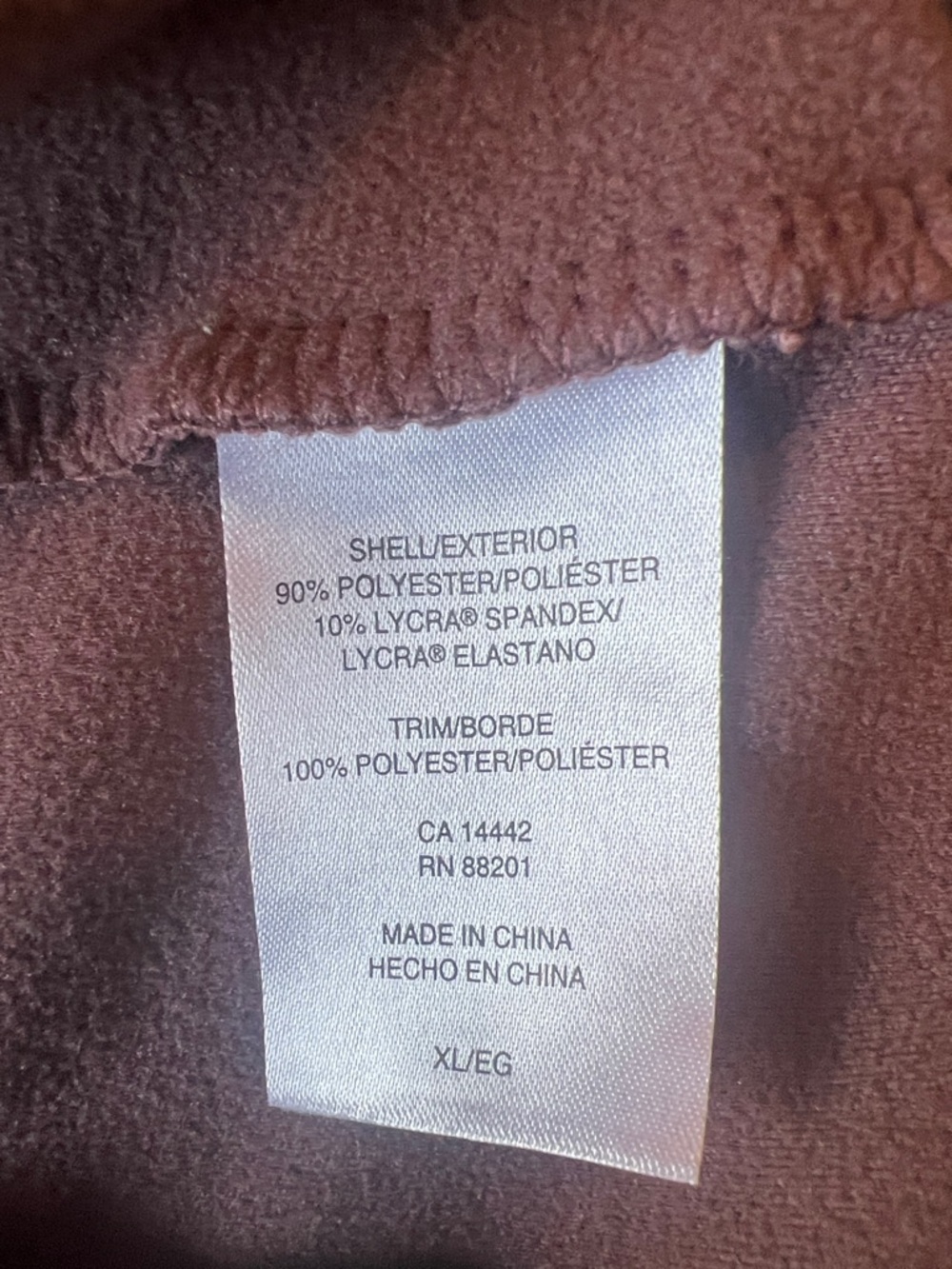Mondetta Full‑Zip Women’s Jacket in Dusty Mauve Cozy Full Zip Jacket XL EUC - Picture 6 of 6